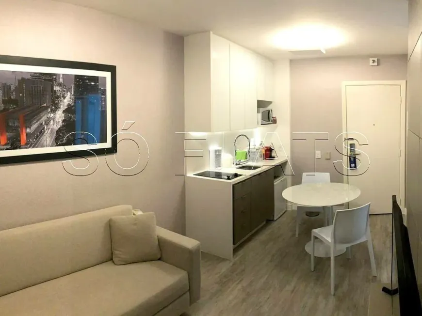 Foto 1 de Flat com 1 Quarto à venda, 27m² em Jardins, São Paulo