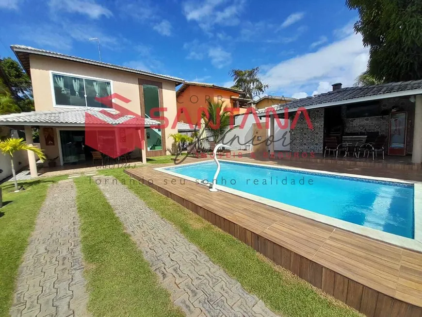 Foto 1 de Casa de Condomínio com 3 Quartos para alugar, 240m² em Barra do Jacuípe, Camaçari