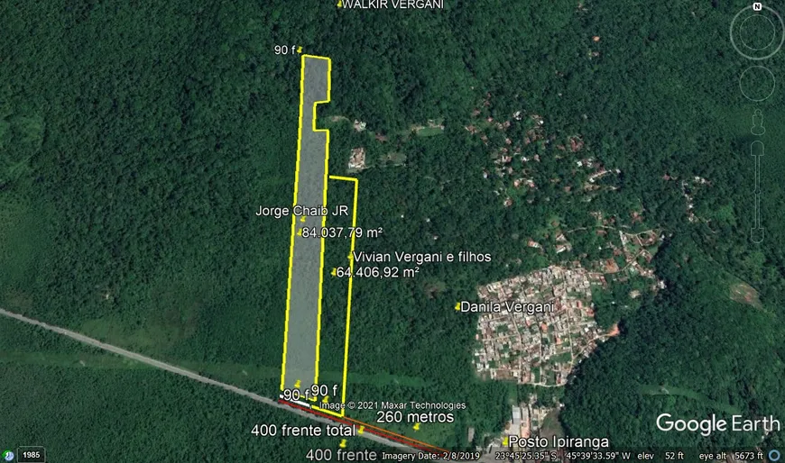 Foto 1 de Lote/Terreno à venda, 148444m² em Camburi, São Sebastião