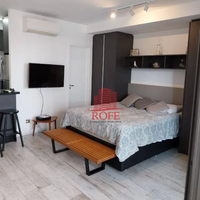 Foto 1 de Apartamento com 1 Quarto à venda, 43m² em Brooklin, São Paulo