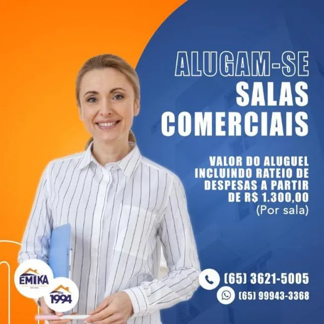 Foto 1 de Sala Comercial para alugar, 16m² em Santa Helena, Cuiabá