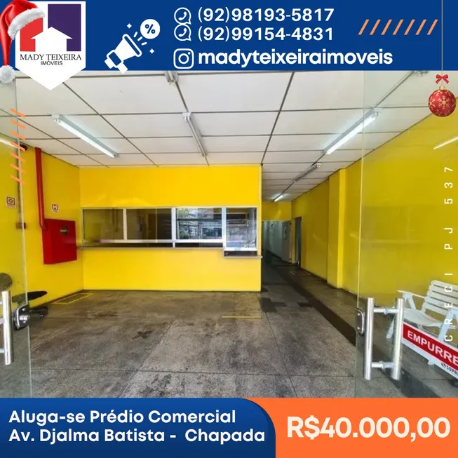 Foto 1 de Prédio Comercial para alugar, 2000m² em Chapada, Manaus