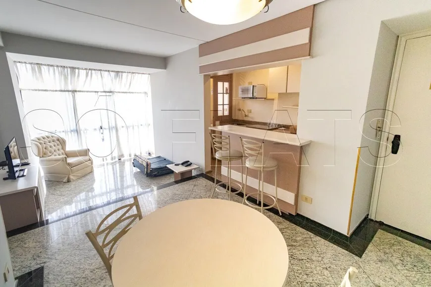 Foto 1 de Flat com 1 Quarto para alugar, 53m² em Santana, São Paulo