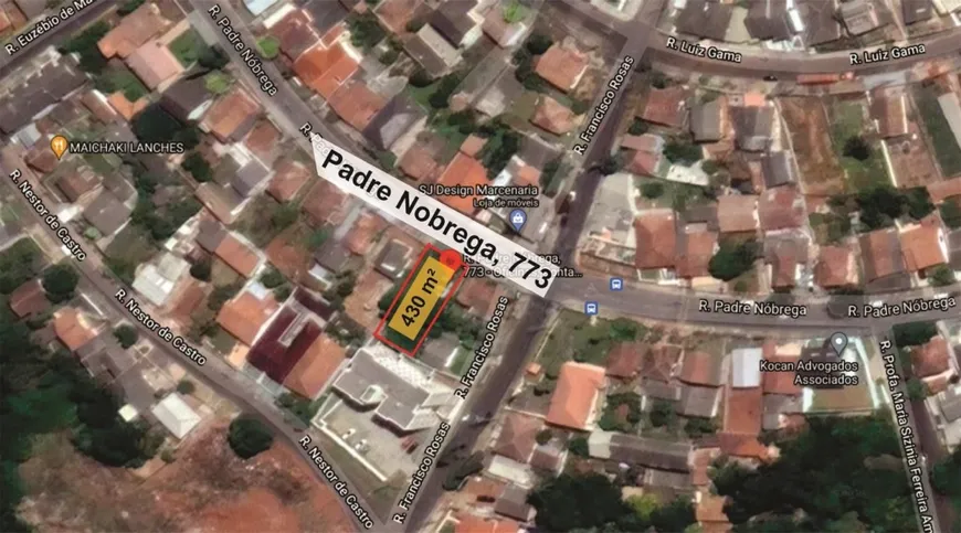 Foto 1 de Lote/Terreno à venda, 431m² em Estrela, Ponta Grossa