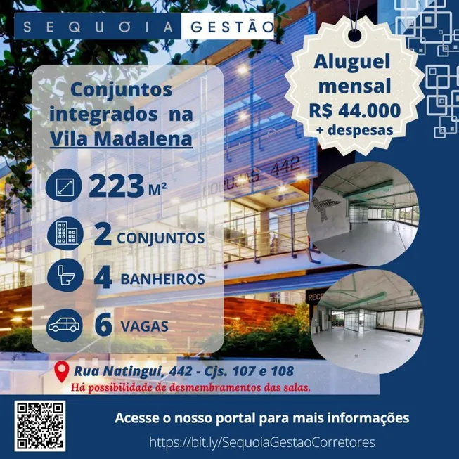 Foto 1 de Ponto Comercial para alugar, 225m² em Vila Madalena, São Paulo