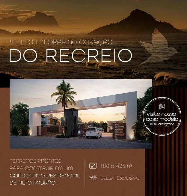 Foto 1 de Lote/Terreno à venda, 184m² em Recreio Dos Bandeirantes, Rio de Janeiro