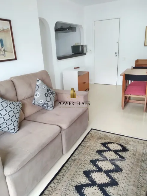 Foto 1 de Flat com 1 Quarto para alugar, 47m² em Jardim Paulista, São Paulo