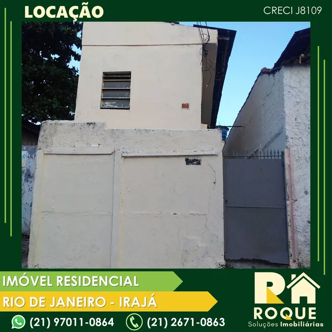 Foto 1 de Casa com 1 Quarto para alugar, 50m² em Irajá, Rio de Janeiro