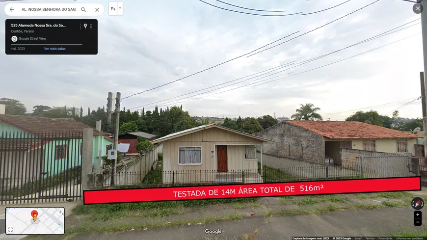 Foto 1 de Lote/Terreno à venda, 516m² em Pinheirinho, Curitiba