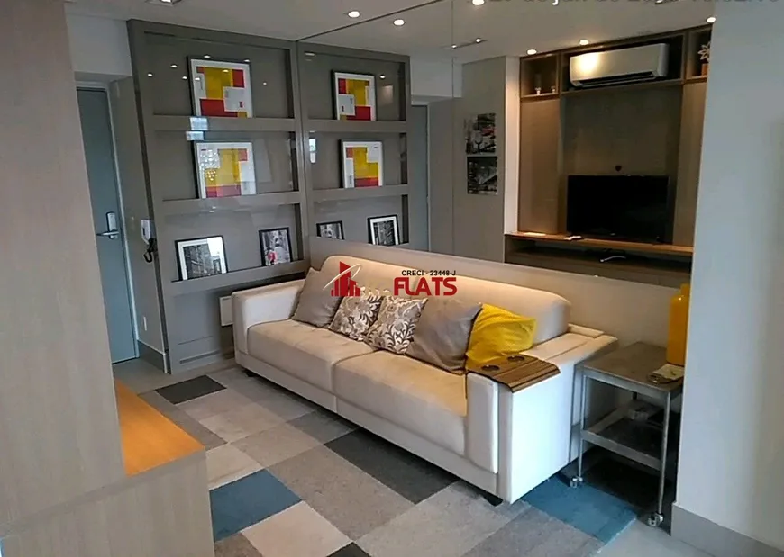 Foto 1 de Flat com 2 Quartos para alugar, 51m² em Vila Olímpia, São Paulo