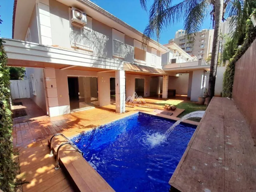 Foto 1 de Casa de Condomínio com 4 Quartos para venda ou aluguel, 246m² em Santa Cruz do José Jacques, Ribeirão Preto