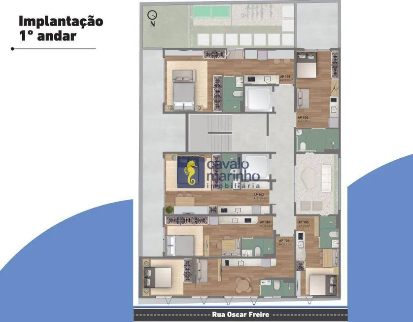 Foto 1 de Apartamento com 1 Quarto à venda, 17m² em Pinheiros, São Paulo