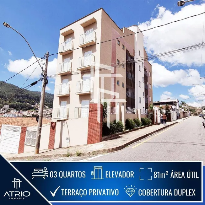 Foto 1 de Apartamento com 3 Quartos à venda, 98m² em Nossa Senhora Aparecida, Poços de Caldas