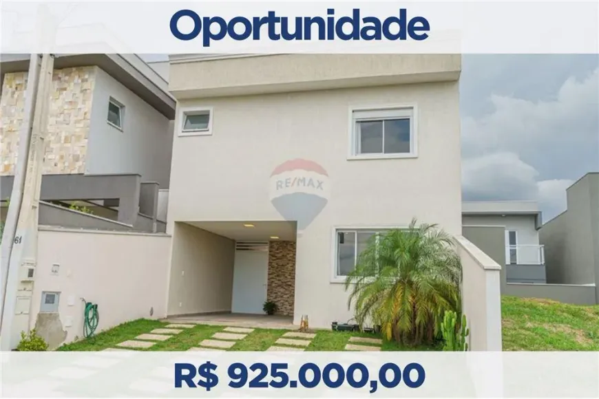 Foto 1 de Casa de Condomínio com 3 Quartos à venda, 147m² em Loteamento Reserva da Mata, Jundiaí