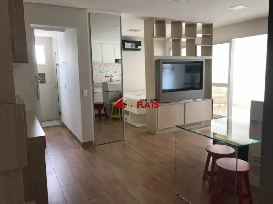 Foto 1 de Flat com 1 Quarto à venda, 58m² em Pinheiros, São Paulo