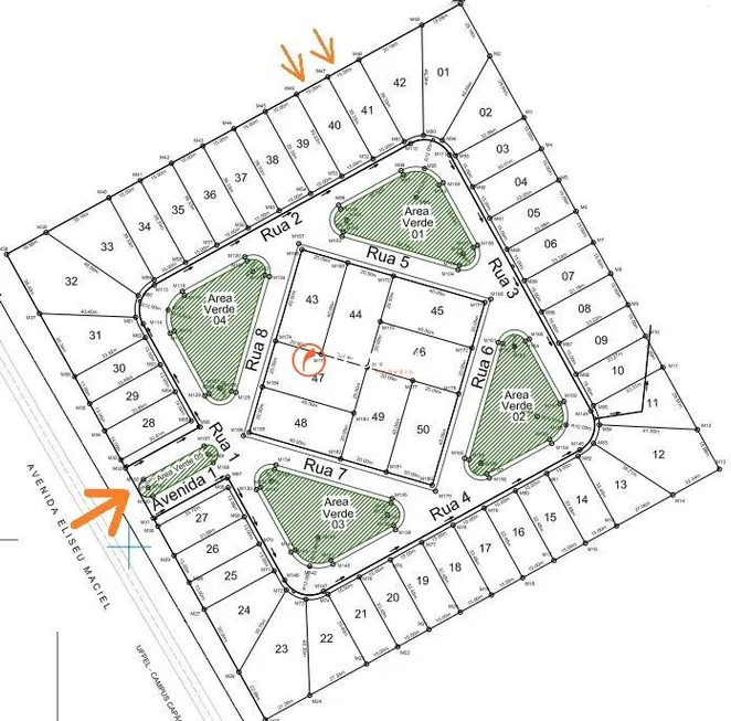 Foto 1 de Lote/Terreno à venda, 585m² em Centro, Capão do Leão