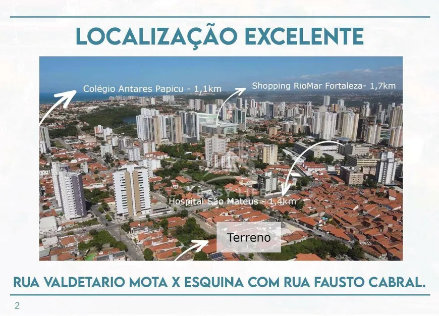 Foto 1 de Lote/Terreno à venda, 1568m² em Papicu, Fortaleza