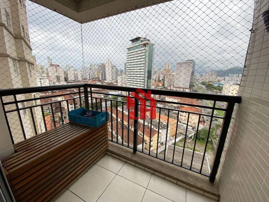 Foto 1 de Apartamento com 2 Quartos à venda, 62m² em Gonzaga, Santos