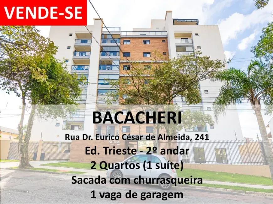 Foto 1 de Apartamento com 2 Quartos à venda, 61m² em Bacacheri, Curitiba