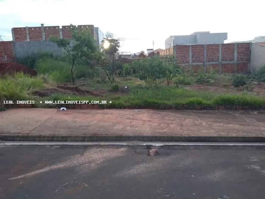 Foto 1 de Lote/Terreno à venda, 200m² em Jardim Novo Prudentino, Presidente Prudente