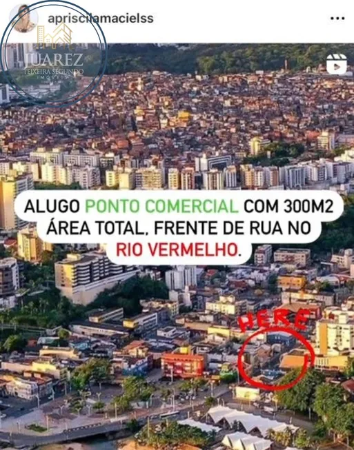 Foto 1 de Imóvel Comercial para alugar, 300m² em Rio Vermelho, Salvador