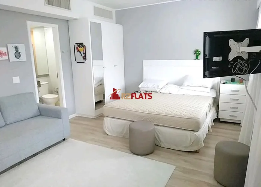 Foto 1 de Flat com 1 Quarto para alugar, 28m² em Moema, São Paulo