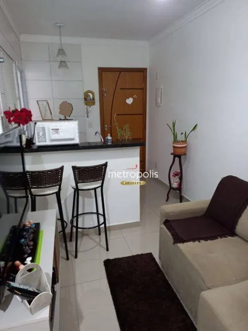 Foto 1 de Apartamento com 2 Quartos à venda, 34m² em Vila Scarpelli, Santo André