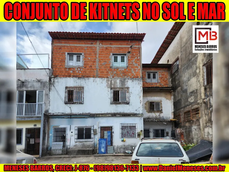 Foto 1 de Kitnet com 1 Quarto à venda, 25m² em Sol e Mar, São Luís