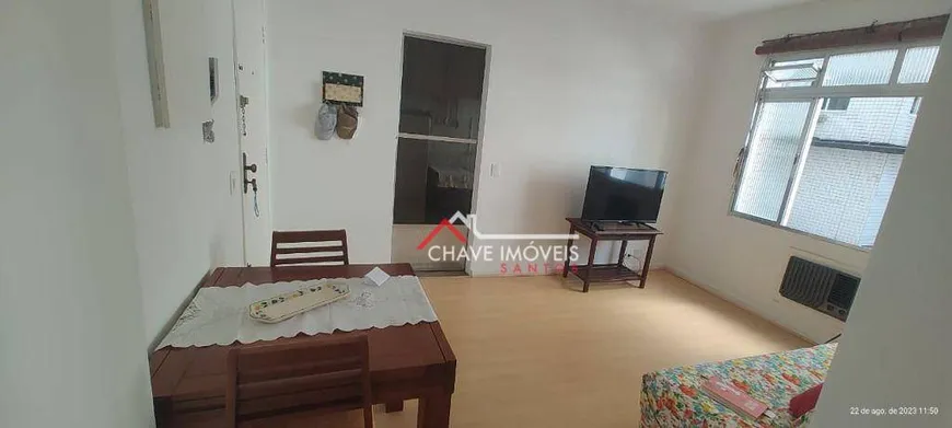 Foto 1 de Apartamento com 1 Quarto à venda, 45m² em Boqueirão, Santos