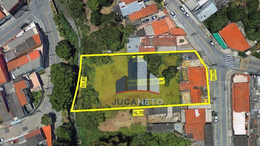 Foto 1 de Lote/Terreno à venda, 2249m² em Vila Bocaina, Mauá