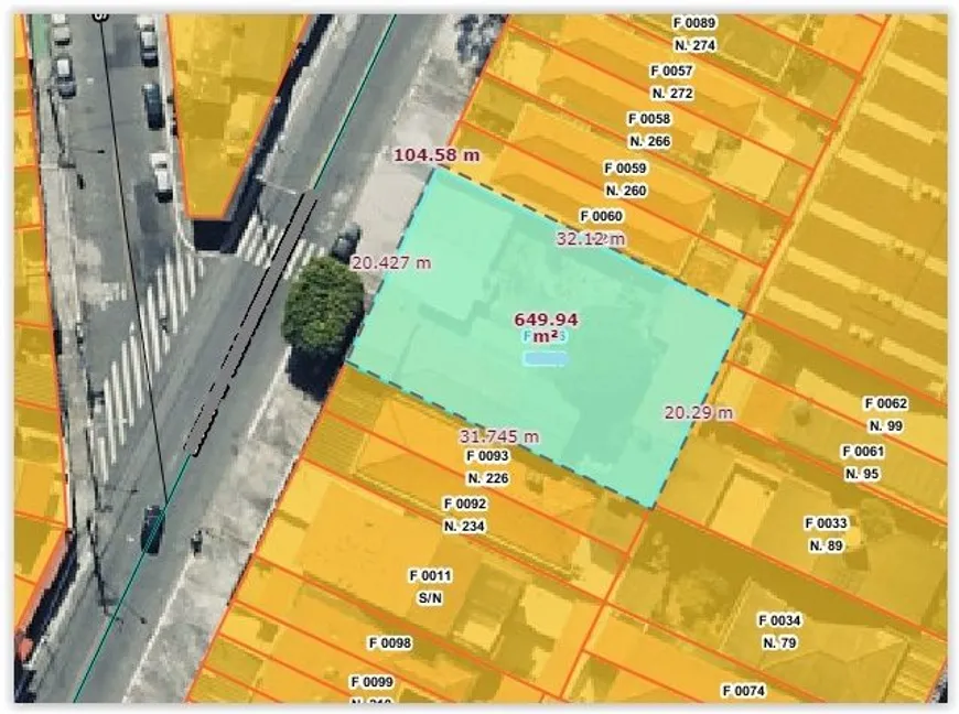 Foto 1 de Lote/Terreno à venda, 650m² em Parque Boturussu, São Paulo