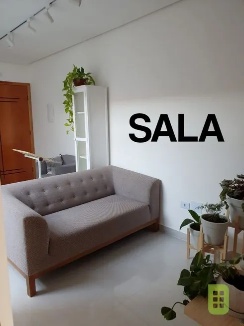 Foto 1 de Apartamento com 2 Quartos à venda, 40m² em Vila Scarpelli, Santo André