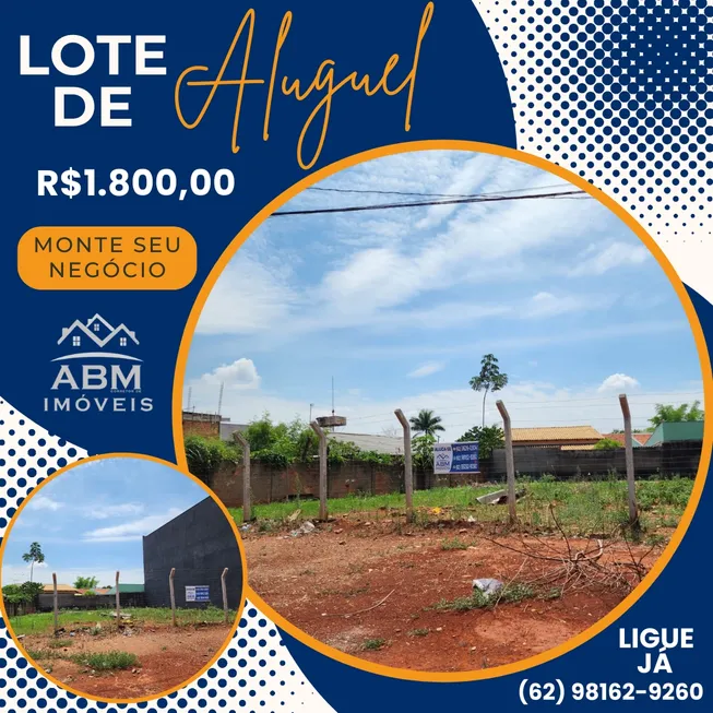 Foto 1 de Lote/Terreno para alugar, 490m² em Jardim Mariliza, Goiânia