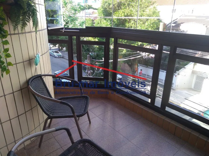 Foto 1 de Apartamento com 3 Quartos à venda, 135m² em Pompeia, Santos