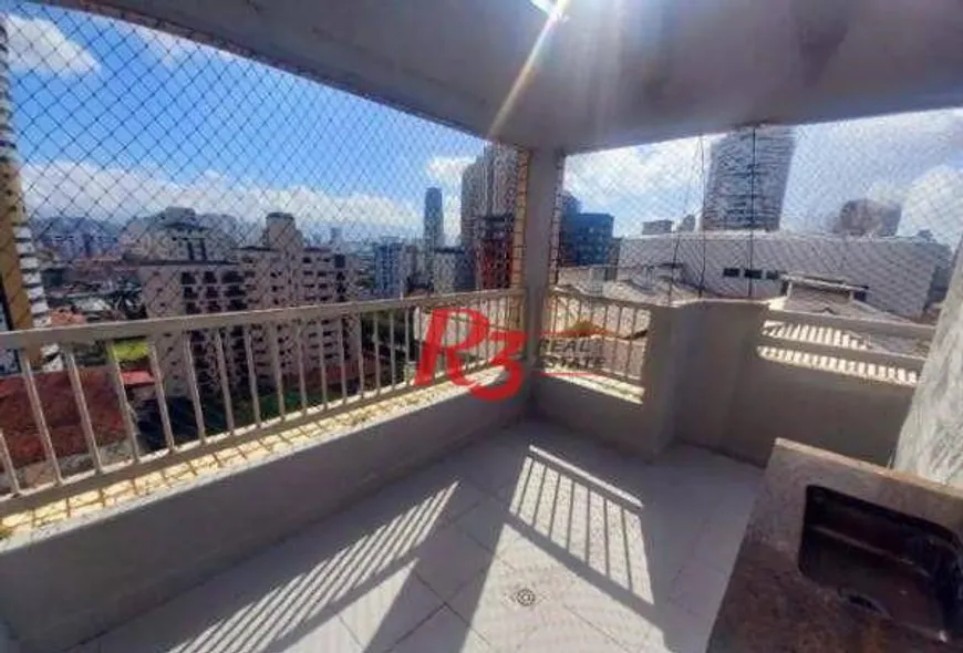 Foto 1 de Apartamento com 2 Quartos à venda, 95m² em José Menino, Santos