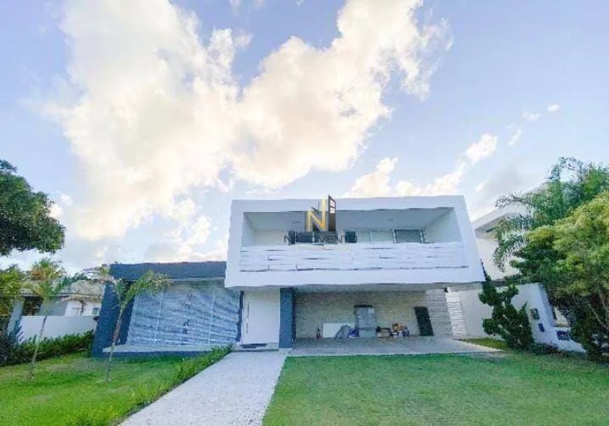 Foto 1 de Casa de Condomínio com 4 Quartos à venda, 480m² em Abrantes, Lauro de Freitas