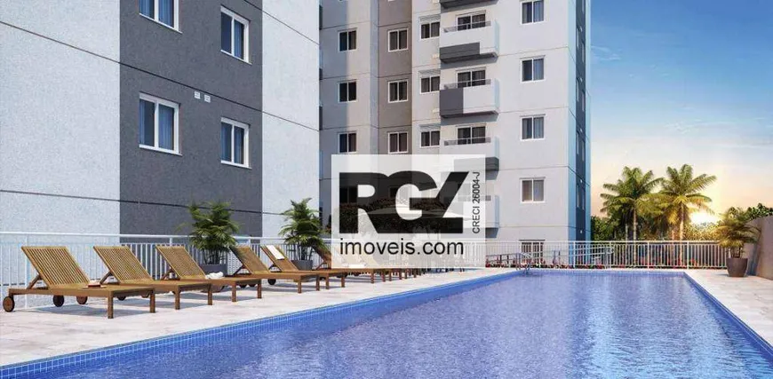 Foto 1 de Apartamento com 2 Quartos à venda, 42m² em Jabaquara, Santos