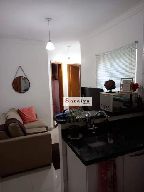 Foto 1 de Apartamento com 2 Quartos à venda, 35m² em Vila Scarpelli, Santo André