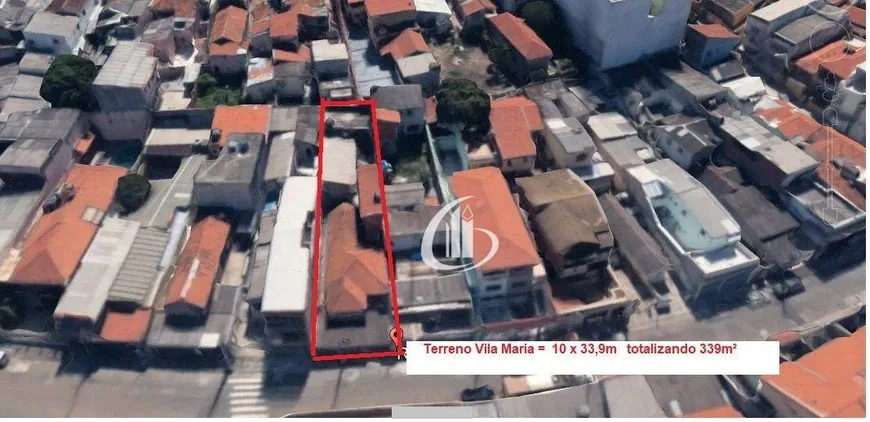 Foto 1 de Lote/Terreno à venda, 339m² em Vila Maria Alta, São Paulo