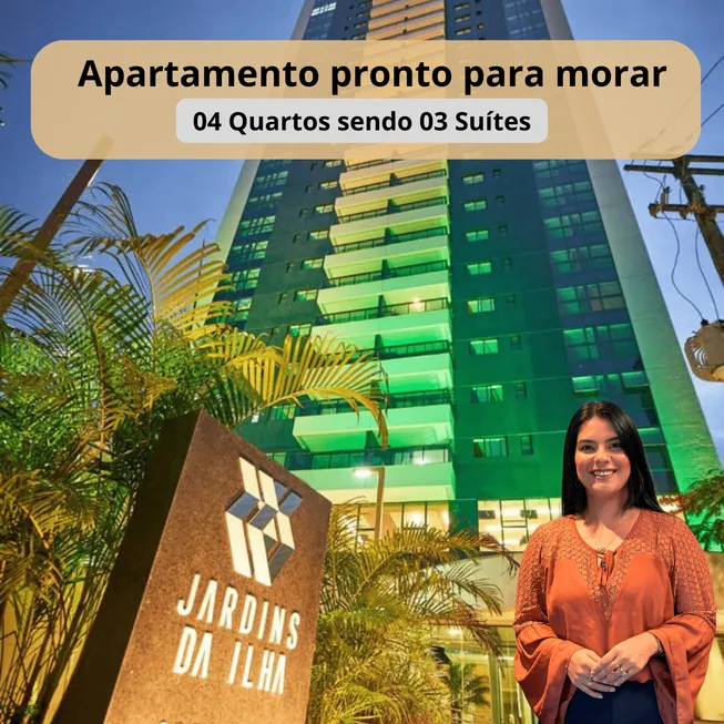 Foto 1 de Apartamento com 4 Quartos à venda, 135m² em Ilha do Retiro, Recife