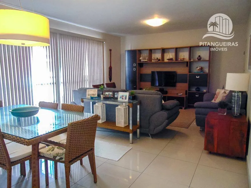 Foto 1 de Apartamento com 3 Quartos para alugar, 142m² em Pitangueiras, Guarujá