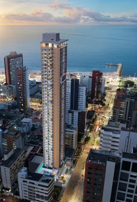 Foto 1 de Apartamento com 1 Quarto à venda, 40m² em Meireles, Fortaleza