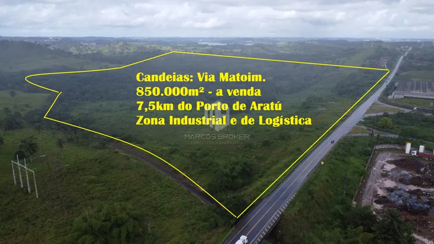 Foto 1 de Lote/Terreno à venda, 850000m² em Nova Candeias, Candeias