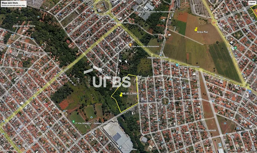 Foto 1 de Lote/Terreno à venda, 46811m² em Jardim Olímpico, Aparecida de Goiânia