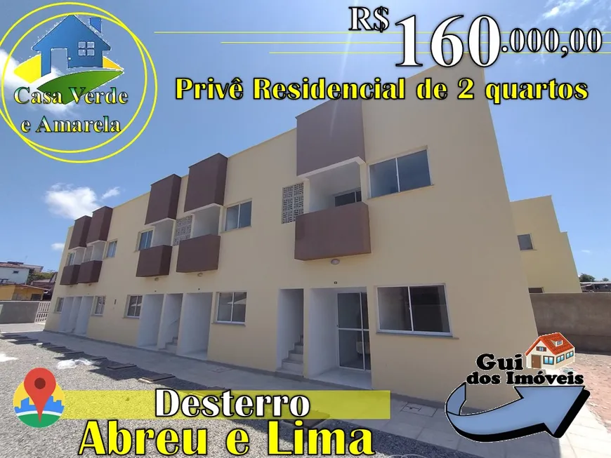 Foto 1 de Apartamento com 2 Quartos à venda, 50m² em Centro, Abreu E Lima