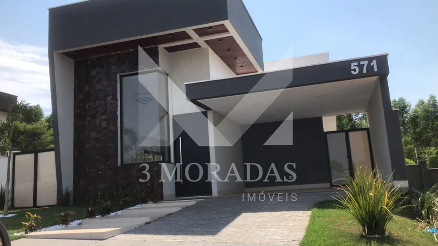 Foto 1 de Casa de Condomínio com 3 Quartos à venda, 150m² em Terras Alpha Residencial 2, Senador Canedo