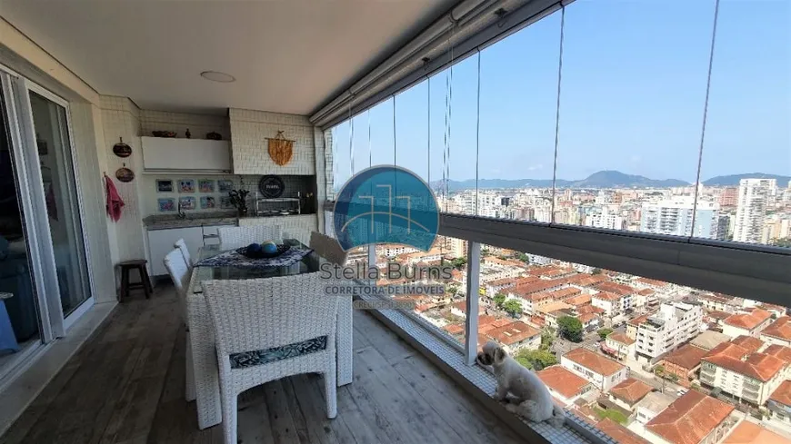 Foto 1 de Apartamento com 4 Quartos à venda, 155m² em Embaré, Santos