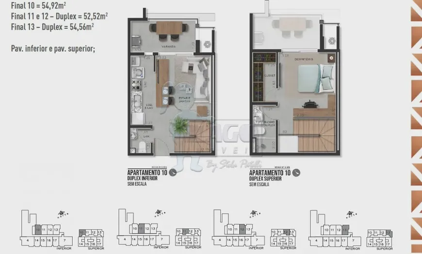 Foto 1 de Cobertura com 1 Quarto à venda, 55m² em Nova Aliança, Ribeirão Preto