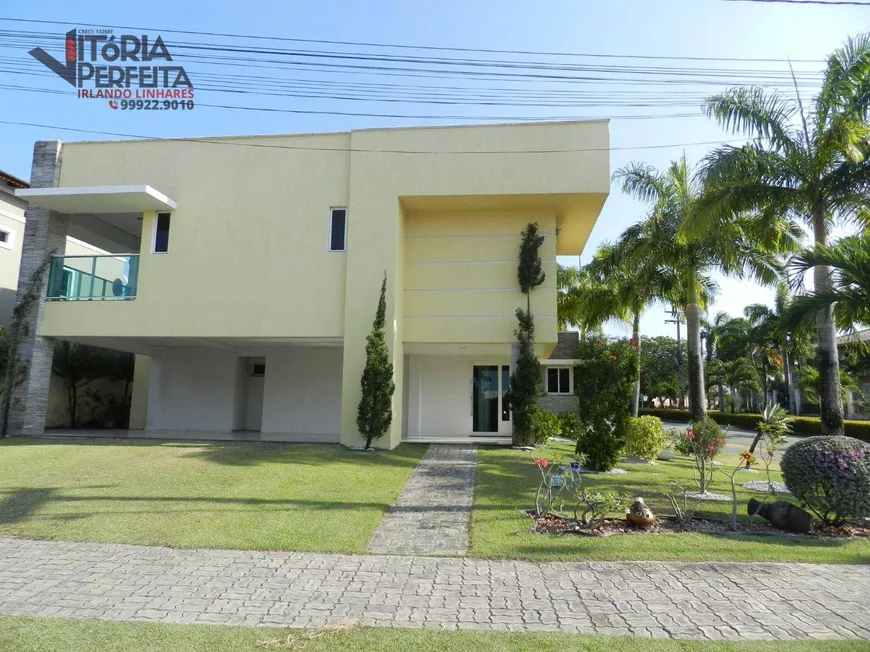 Foto 1 de Casa de Condomínio com 5 Quartos para venda ou aluguel, 350m² em Alphaville Eusebio, Eusébio