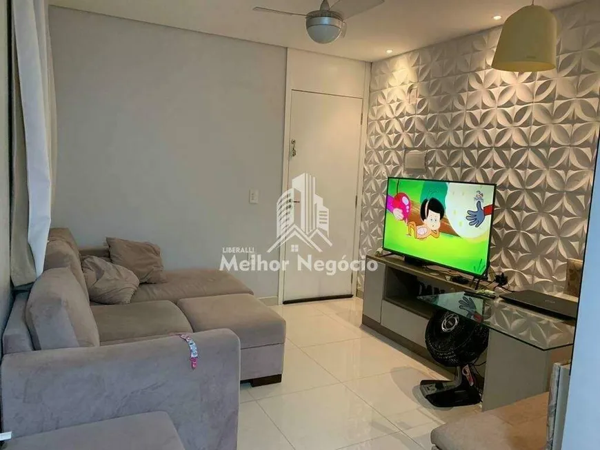 Foto 1 de Apartamento com 2 Quartos à venda, 50m² em Jardim Do Lago Continuacao, Campinas